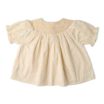 Makemake Organics Makemake Organics Baby Smocked Top And Shorts Set With Embroidered Pocket Soft Organic Cotton