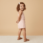 Makemake Organics Makemake Organics Baby Tank Romper With Soft Terry Fabric Pull On For Beach Days Breathable Comfort