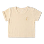 Makemake Organics Makemake Organics Baby Tee And Shorts Set Soft Terry Butter Yellow Breathable Relaxed Fit