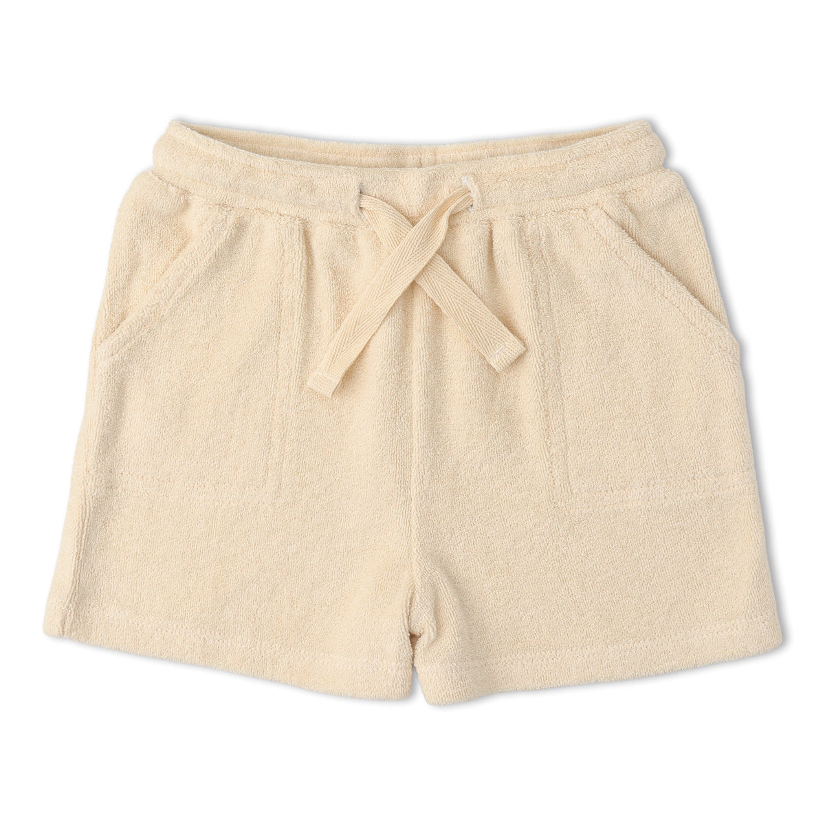 Makemake Organics Makemake Organics Baby Tee And Shorts Set Soft Terry Butter Yellow Breathable Relaxed Fit