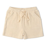 Makemake Organics Makemake Organics Baby Tee And Shorts Set Soft Terry Butter Yellow Breathable Relaxed Fit