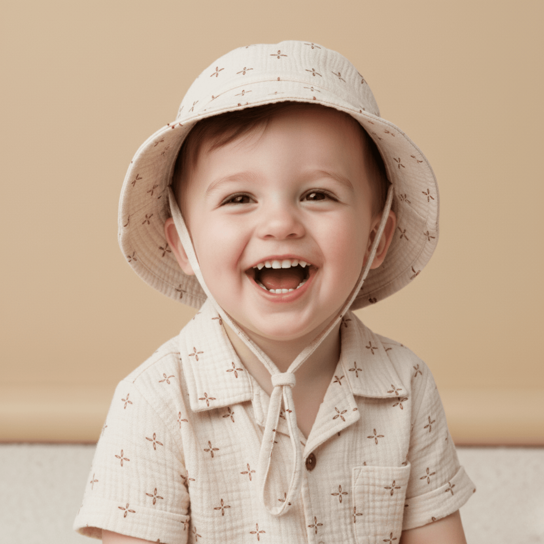 Makemake Organics Makemake Organics Bucket Sun Hat Breathable Cotton Babies