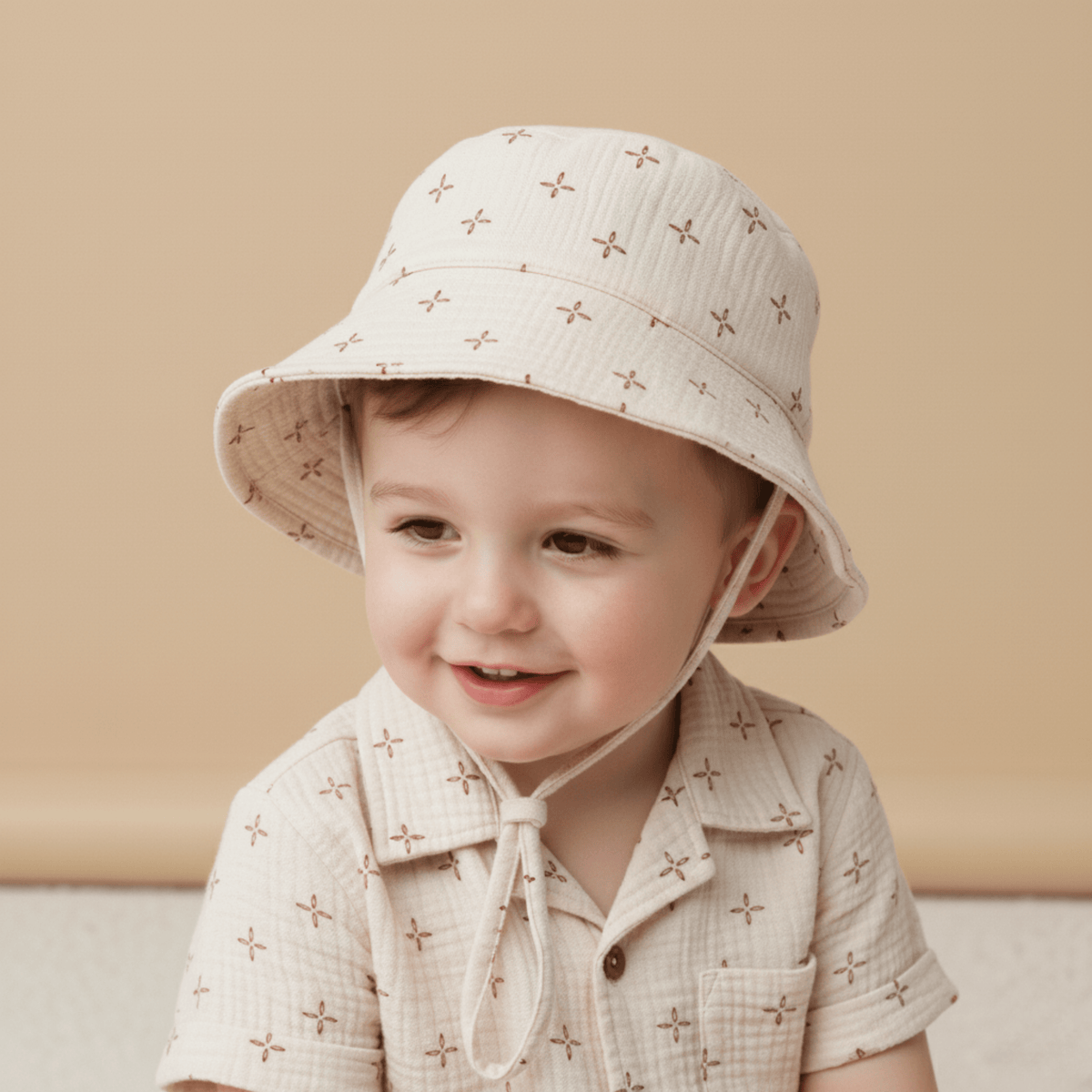 Organic Bucket Sun Hat - Cross - Hat, Sleeve, Baby & Toddler Clothing, Child, Headgear | Everetts Place