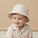 Organic Bucket Sun Hat - Cross - Hat, Sleeve, Baby & Toddler Clothing, Child, Headgear | Everetts Place