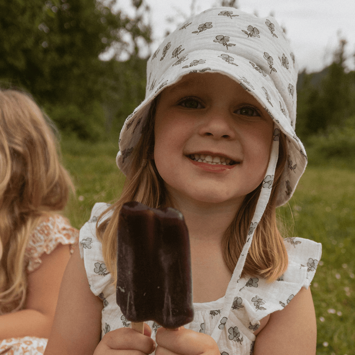 Organic Bucket Sun Hat - Poppy - Headgear, Hat, Cap, Child, Happiness | Everetts Place