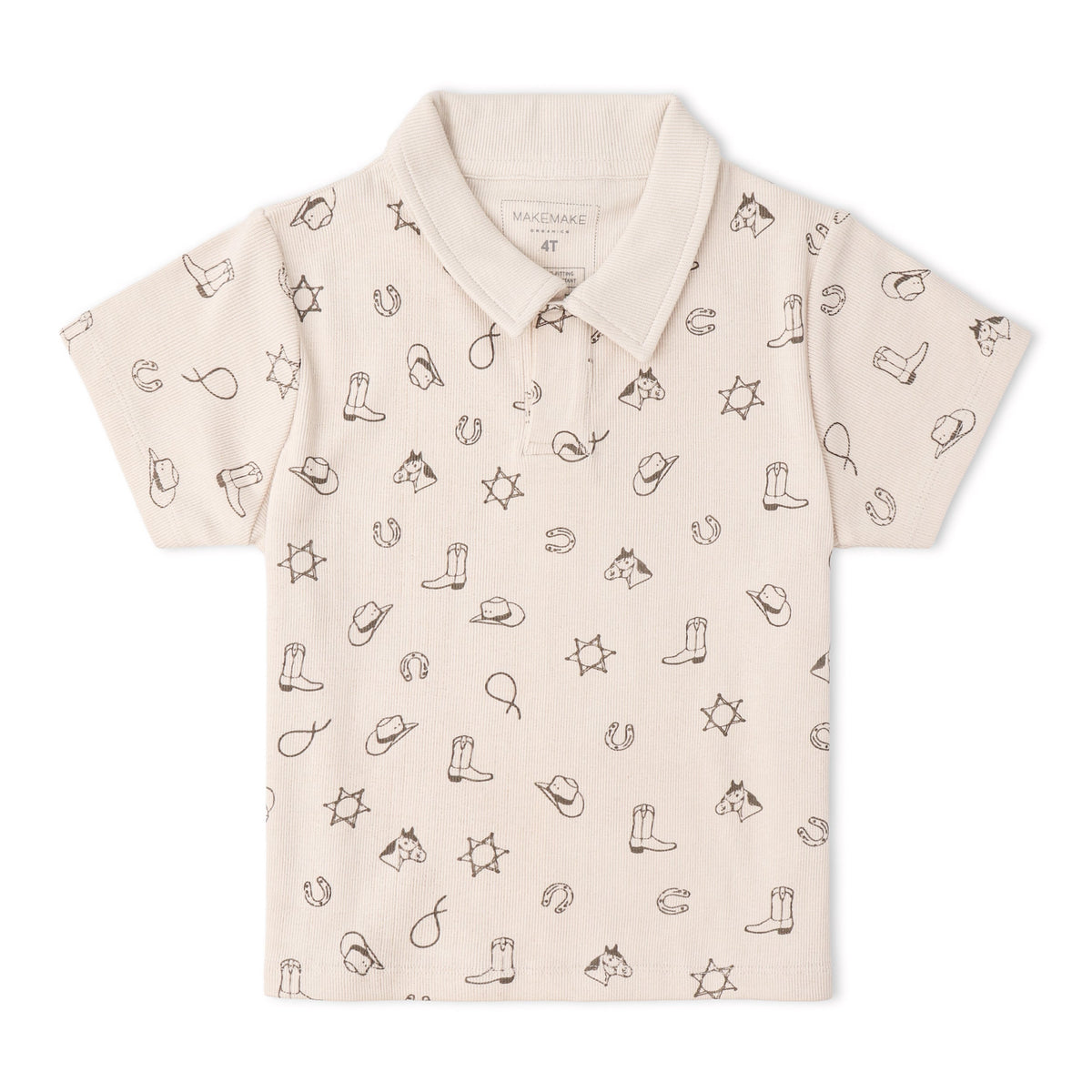 Makemake Organics Makemake Organics Collar Tee And Shorts Set UltraSoft Organic Cotton For Sunny Days