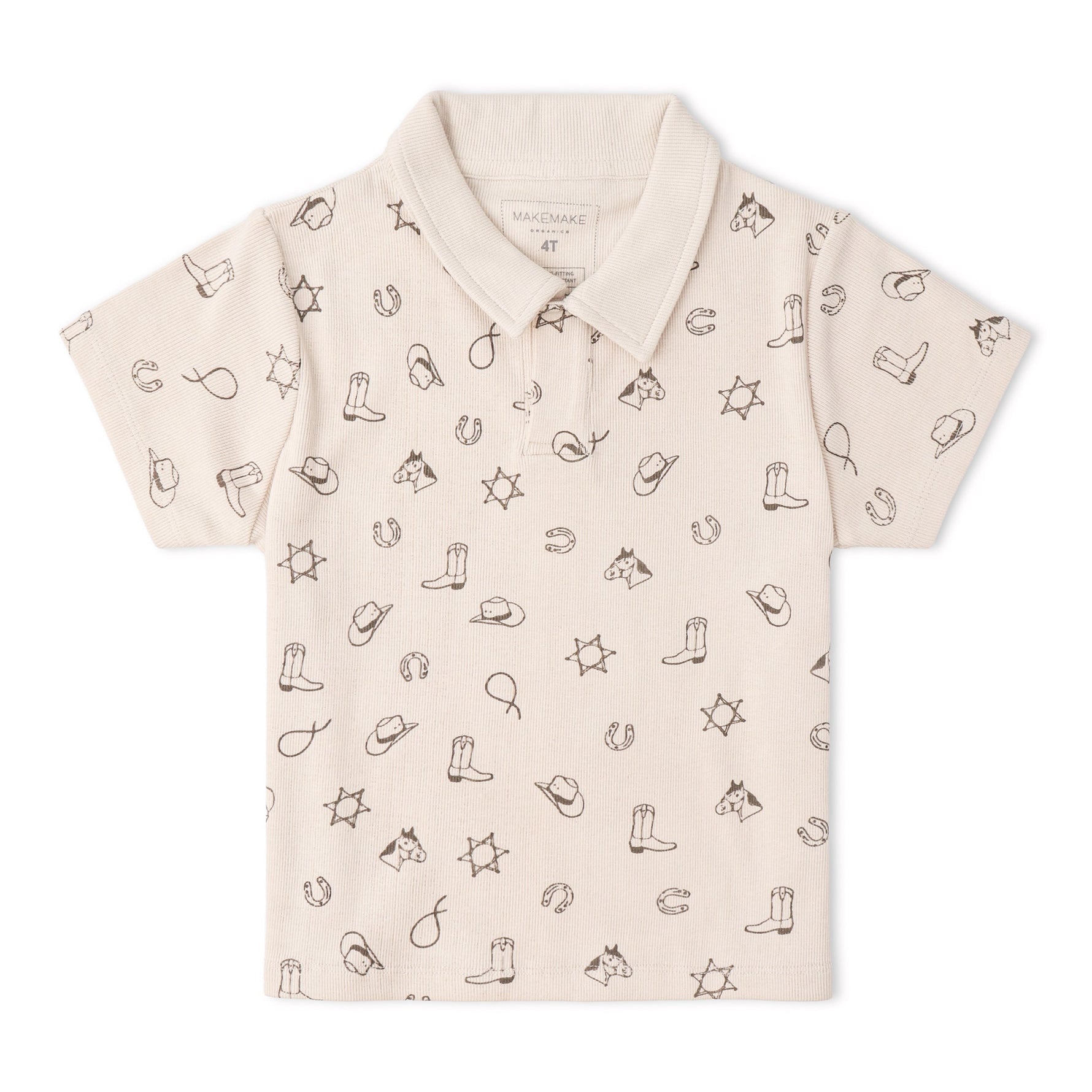 Makemake Organics Makemake Organics Collar Tee And Shorts Set UltraSoft Organic Cotton For Sunny Days