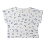 Makemake Organics Makemake Organics Drop Shoulder Tee And Shorts Set Toddlers