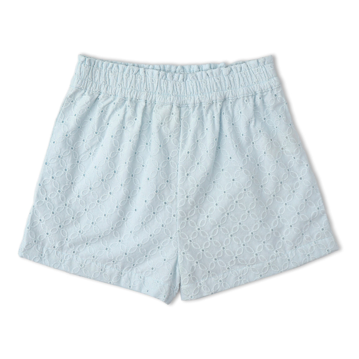 Makemake Organics Makemake Organics Eyelet Top And Shorts Set Organic Cotton For Baby Girls Breathable Comfort
