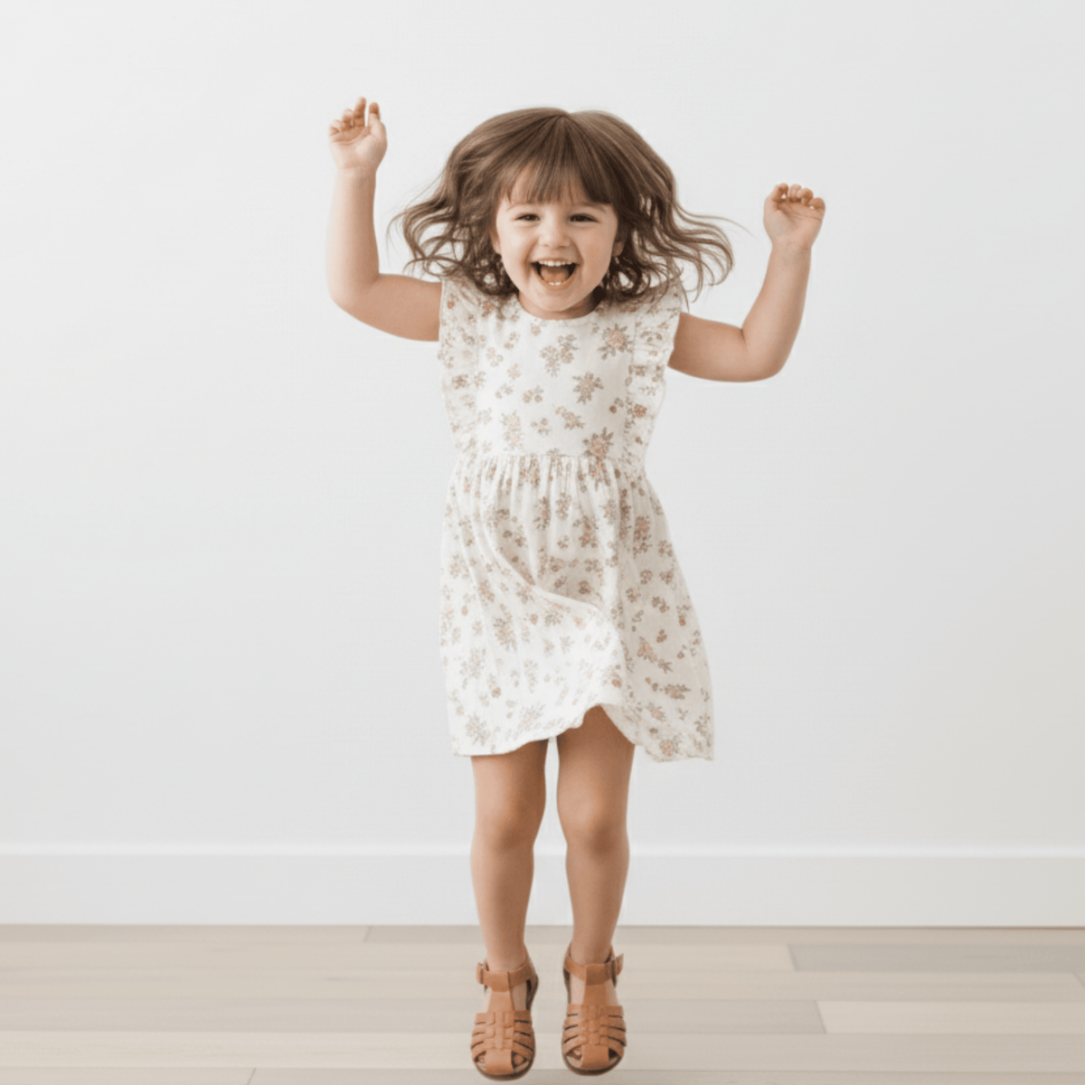 Makemake Organics Makemake Organics Flutter Dress Made From Organic Fabric For Baby Girls Soft Breathable Comfort
