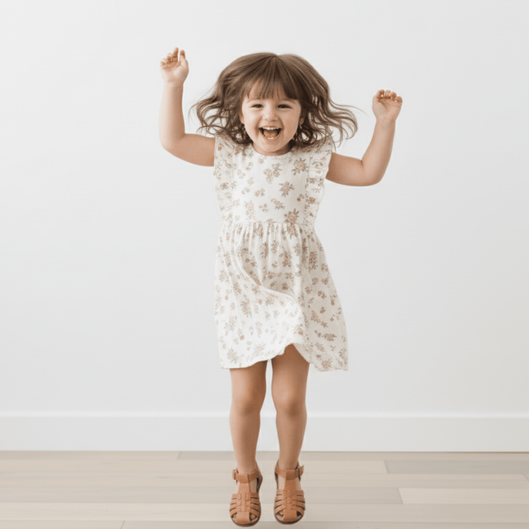 Makemake Organics Makemake Organics Flutter Dress Made From Organic Fabric For Baby Girls Soft Breathable Comfort