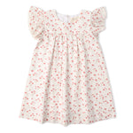 Makemake Organics Makemake Organics Flutter Dress Pink Bloom Linen Baby