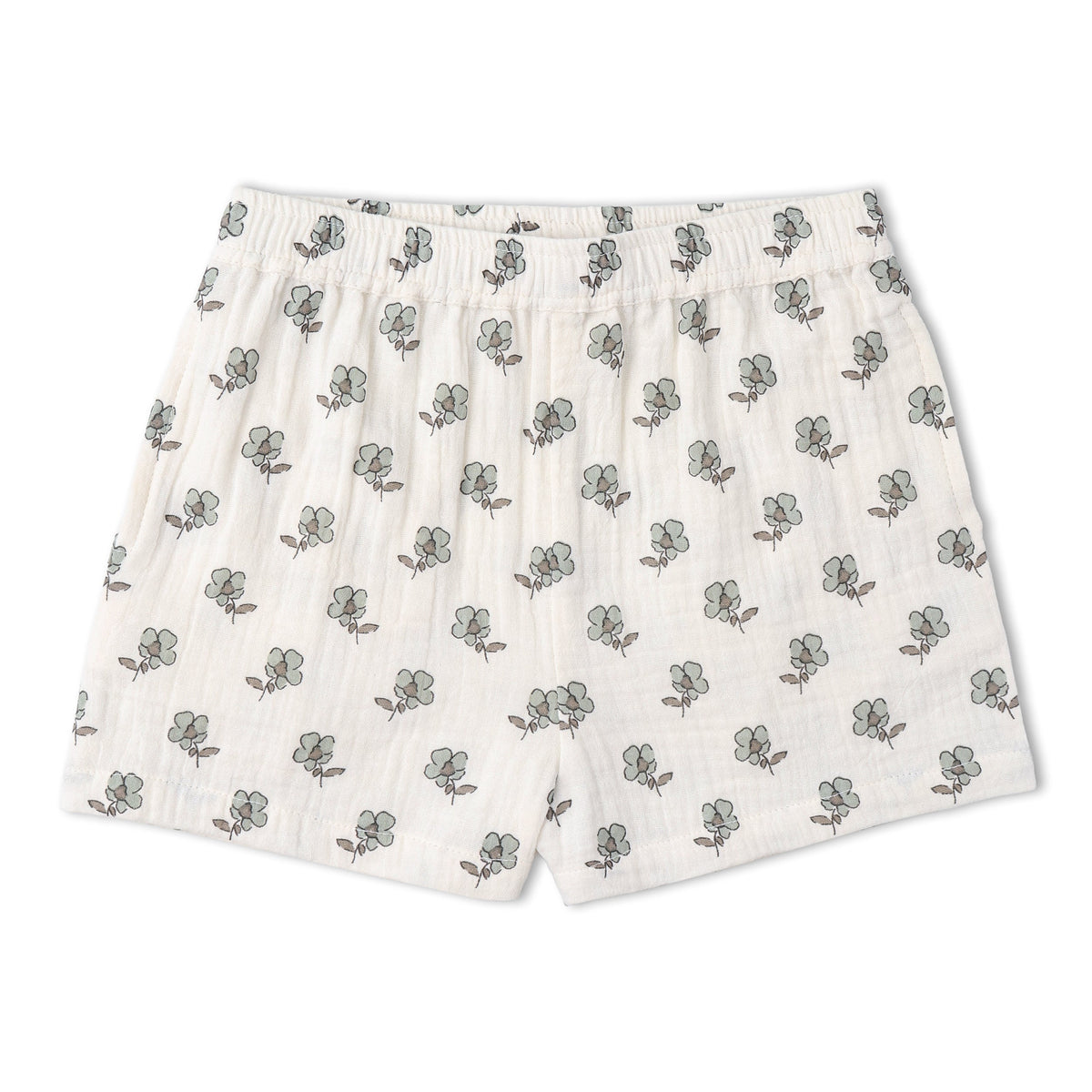 Makemake Organics Makemake Organics Flutter Top And Shorts Set Organic Cotton Muslin For Kids Two Piece Summer Outfit