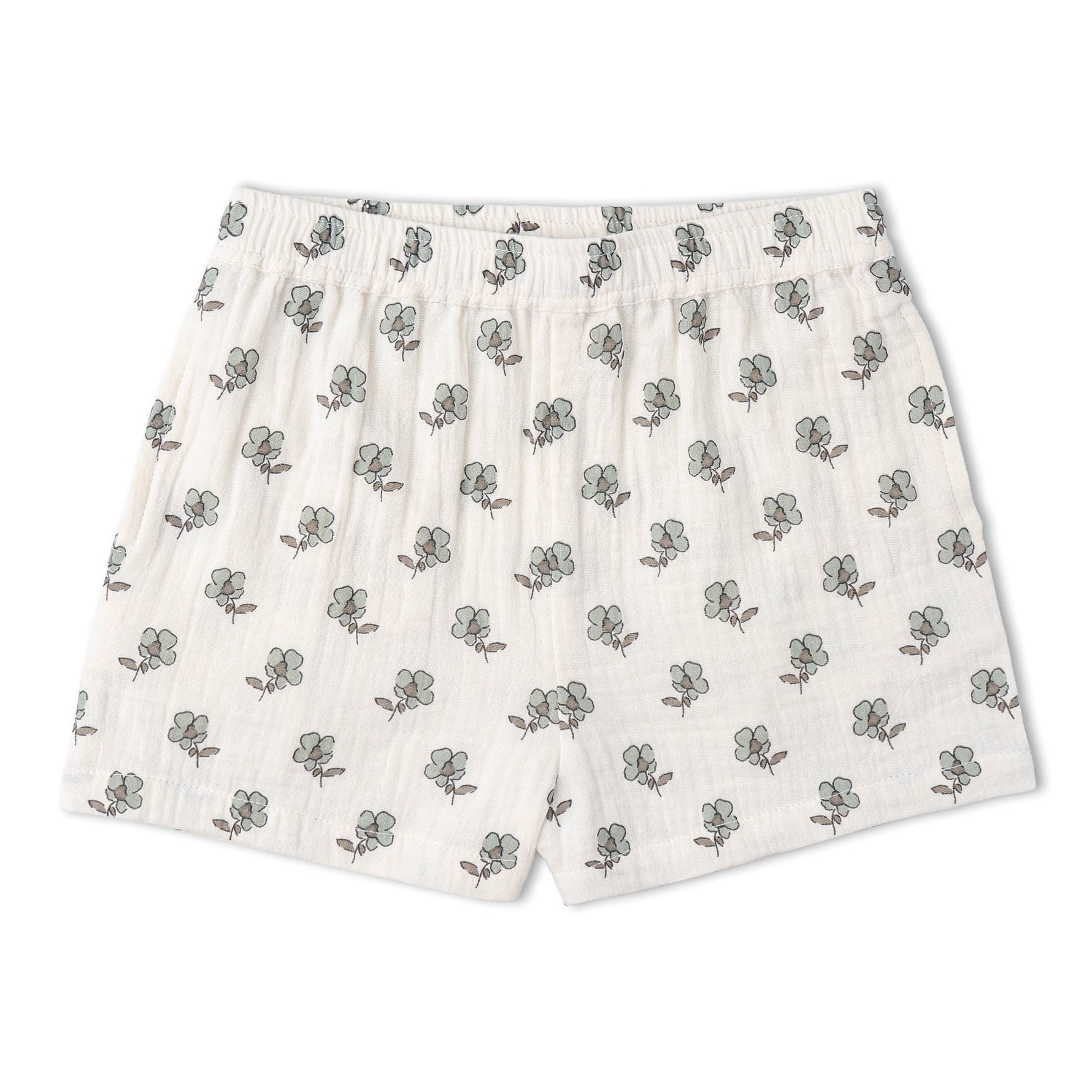 Makemake Organics Makemake Organics Flutter Top And Shorts Set Organic Cotton Muslin For Kids Two Piece Summer Outfit