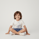 Makemake Organics Makemake Organics Graphic Tee And Shorts Set With New York Print For Toddlers Unisex Soft Interlock Fabric