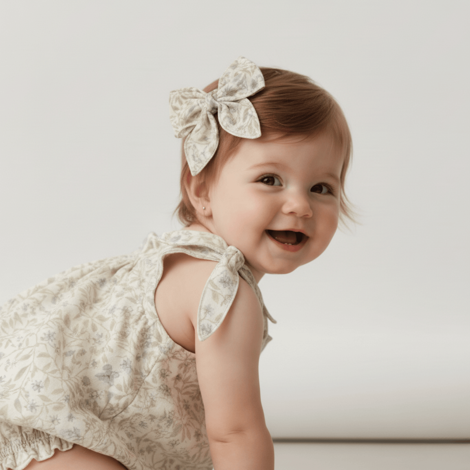 Organic Hair Bow Clip - Bluebelle - Baby & Toddler Clothing, Dress, Headgear, Child, Pink | Everetts Place