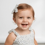 Organic Hair Bow Clip - Tulle Floral - Baby & Toddler Clothing, Child, Headgear, Facial expression, Pink | Everetts Place