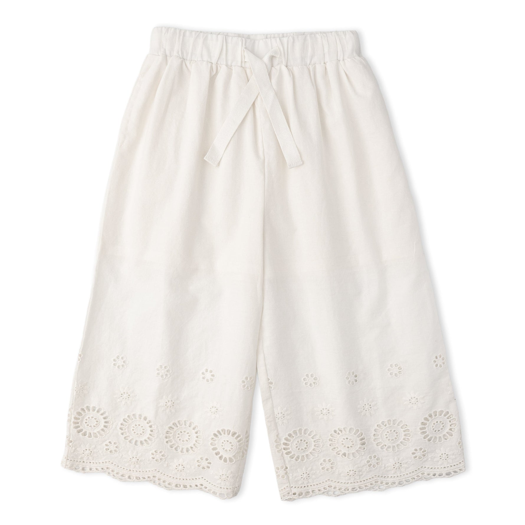 Makemake Organics Makemake Organics Organic Cotton Eyelet Top And Pant Set