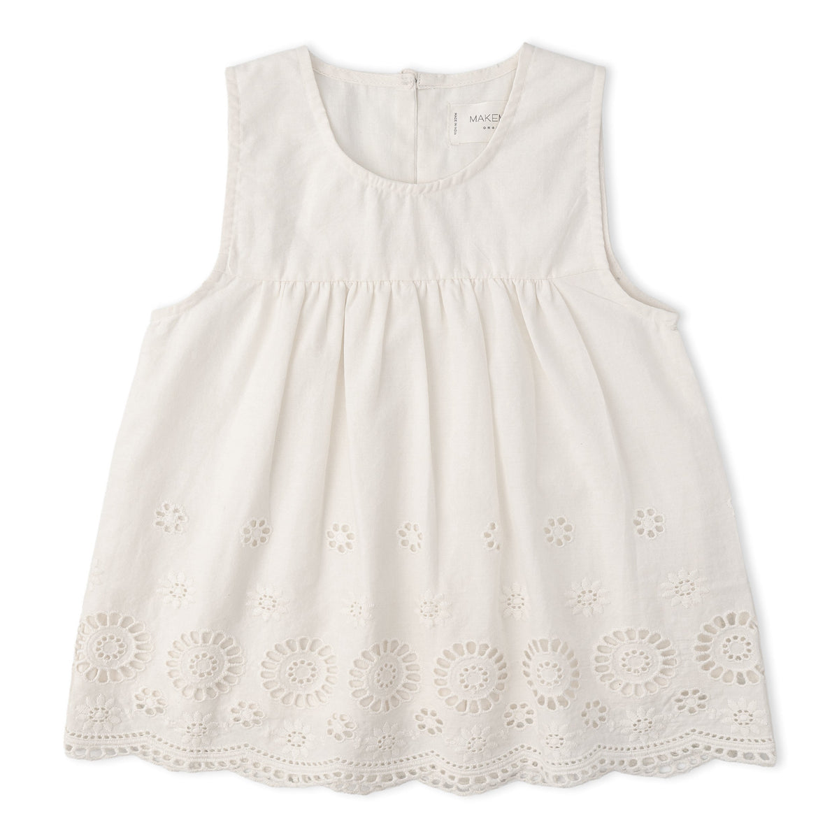 Makemake Organics Makemake Organics Organic Cotton Eyelet Top And Pant Set