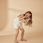 Makemake Organics Makemake Organics Organic Cotton Eyelet Top And Shorts Set For Babies Flutter Silhouette