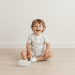 Makemake Organics Makemake Organics Organic Cotton Toddler Tee and Shorts Set Coastal Print Soft Relaxed Fit