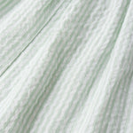 Makemake Organics Makemake Organics Organic Cross Back Toddler Dress In Seersucker Lightweight Summer Playwear