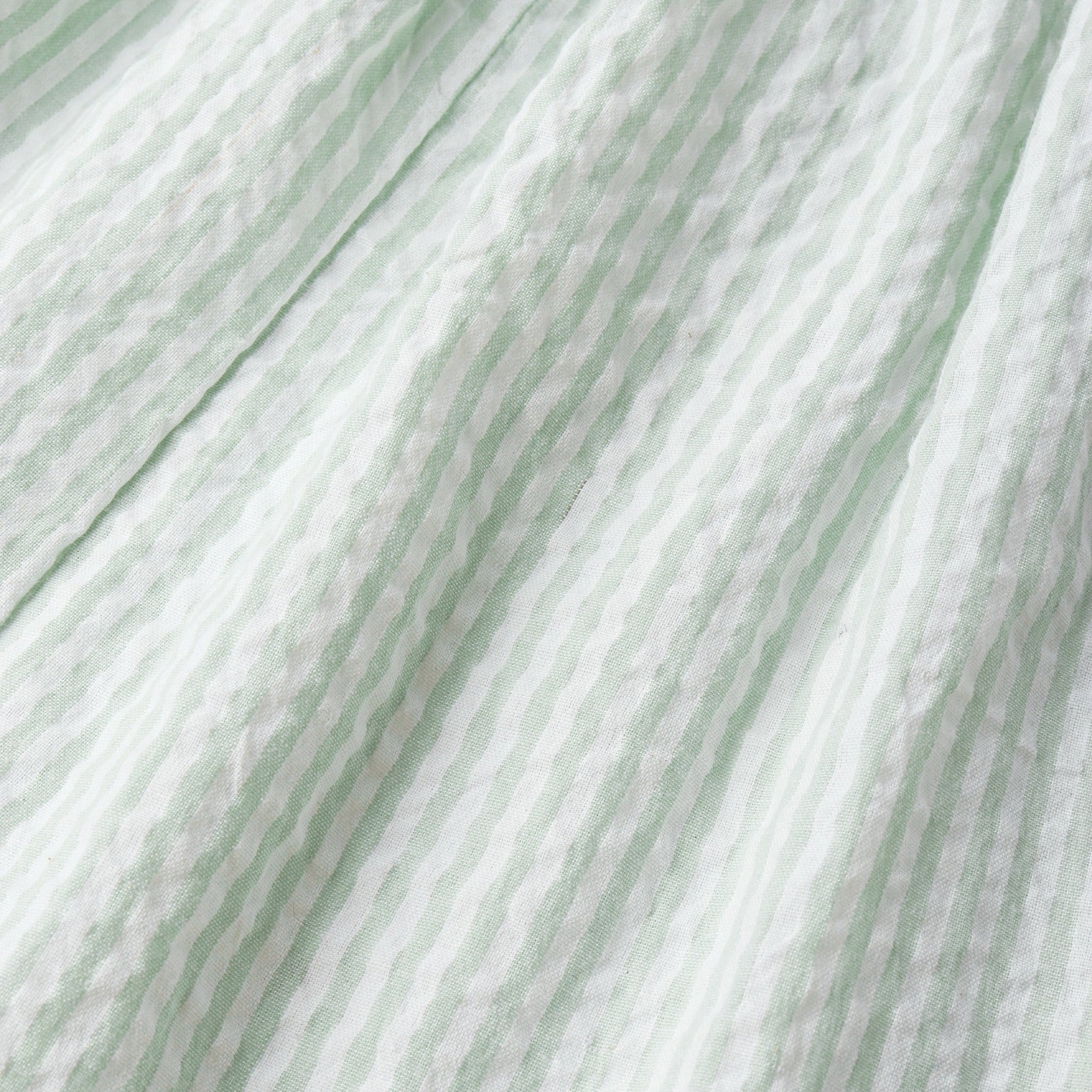 Makemake Organics Makemake Organics Organic Cross Back Toddler Dress In Seersucker Lightweight Summer Playwear