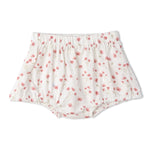 Makemake Organics Makemake Organics Organic Scalloped Top And Bloomers Set In Lavender For Baby With Breathable Linen Cotton Blend