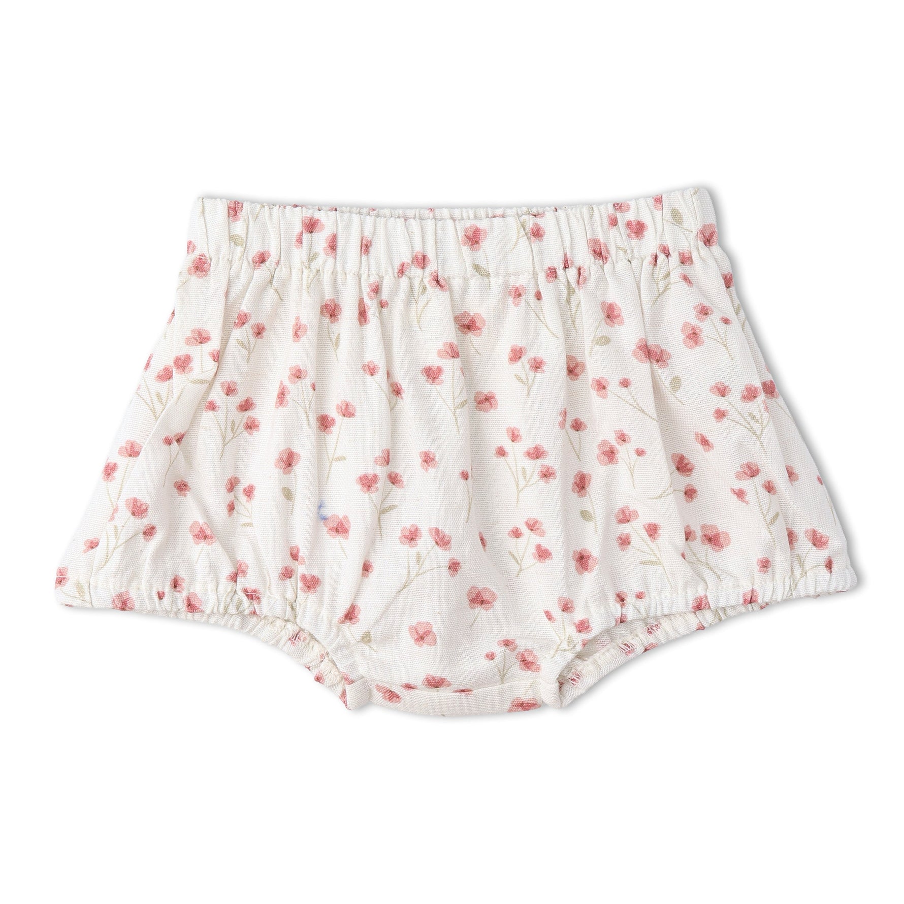 Makemake Organics Makemake Organics Organic Scalloped Top And Bloomers Set In Lavender For Baby With Breathable Linen Cotton Blend