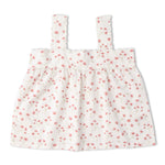 Makemake Organics Makemake Organics Organic Scalloped Top And Bloomers Set In Lavender For Baby With Breathable Linen Cotton Blend