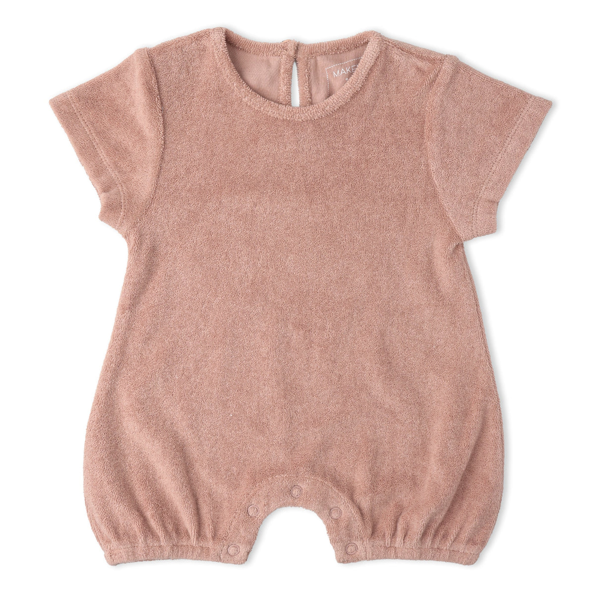 Makemake Organics Makemake Organics Organic Short Romper Clay