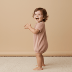 Makemake Organics Makemake Organics Organic Short Romper Clay