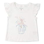 Makemake Organics Makemake Organics Organic Sleeveless Flutter Top And Shorts Set For Toddlers Breathable Cotton Summer Outfit