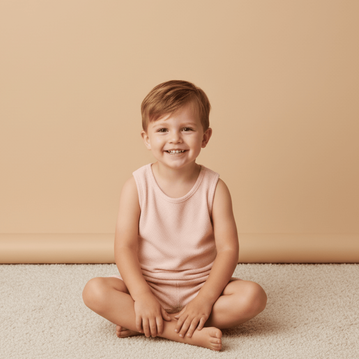 Makemake Organics Makemake Organics Plush Terry Sleeveless Tee And Shorts Set For Babies Beach Day Outfit