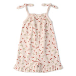 Makemake Organics Makemake Organics Ruffle Jumpsuit Floral Print Baby