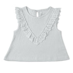 Makemake Organics Makemake Organics Ruffle Top And Shorts Set For Toddlers In Soft Organic Fabric For Everyday Play
