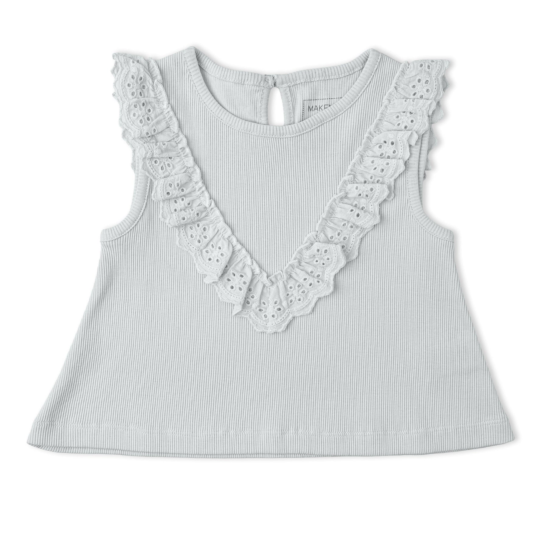 Makemake Organics Makemake Organics Ruffle Top And Shorts Set For Toddlers In Soft Organic Fabric For Everyday Play