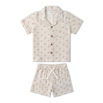 Makemake Organics Makemake Organics Shirt And Shorts Set Lightweight Toddler