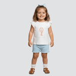 Makemake Organics Makemake Organics Sleeveless Flutter Top And Shorts Set For Baby Organic Cotton Summer Outfit