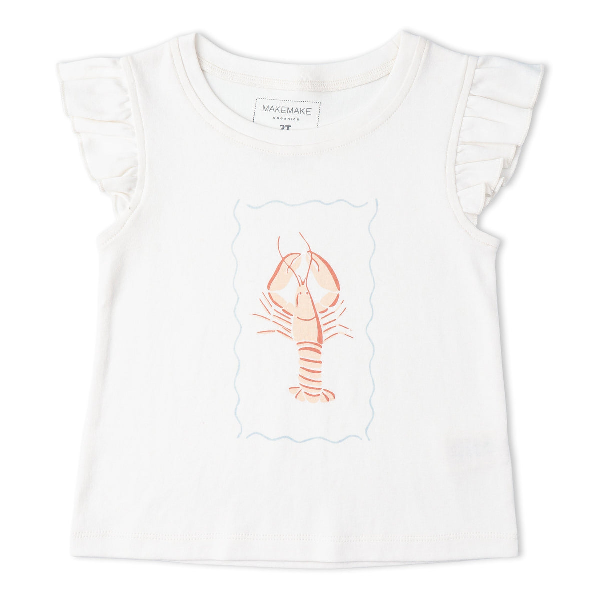 Makemake Organics Makemake Organics Sleeveless Flutter Top And Shorts Set For Baby Organic Cotton Summer Outfit