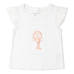 Makemake Organics Makemake Organics Sleeveless Flutter Top And Shorts Set For Baby Organic Cotton Summer Outfit