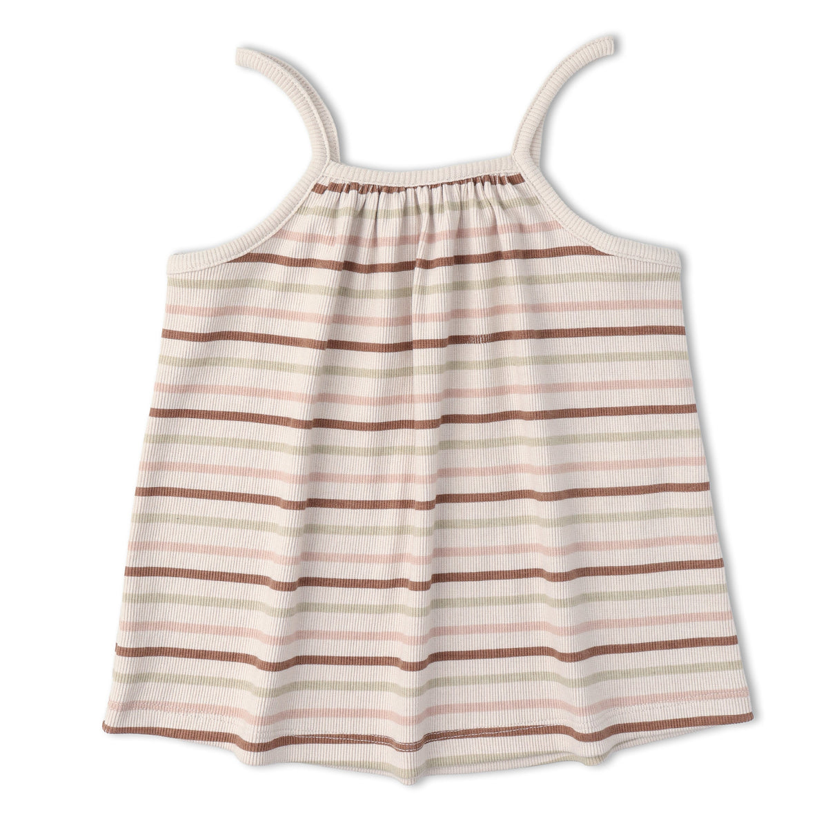 Makemake Organics Makemake Organics Soft Ribbed Baby Tank Top And Shorts Set Breathable Comfortable Summer Wear