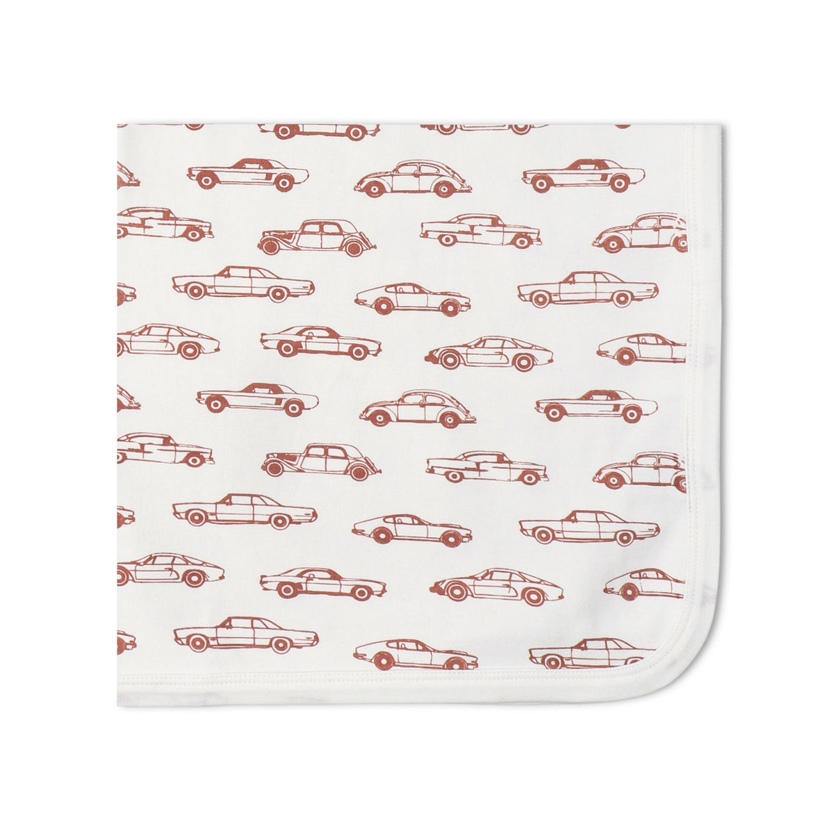 Makemake Organics Makemake Organics Swaddle Blanket Set Organic Cotton Interlock For Babies With Car Illustrations
