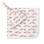 Makemake Organics Makemake Organics Swaddle Blanket Set Organic Cotton Interlock For Babies With Car Illustrations