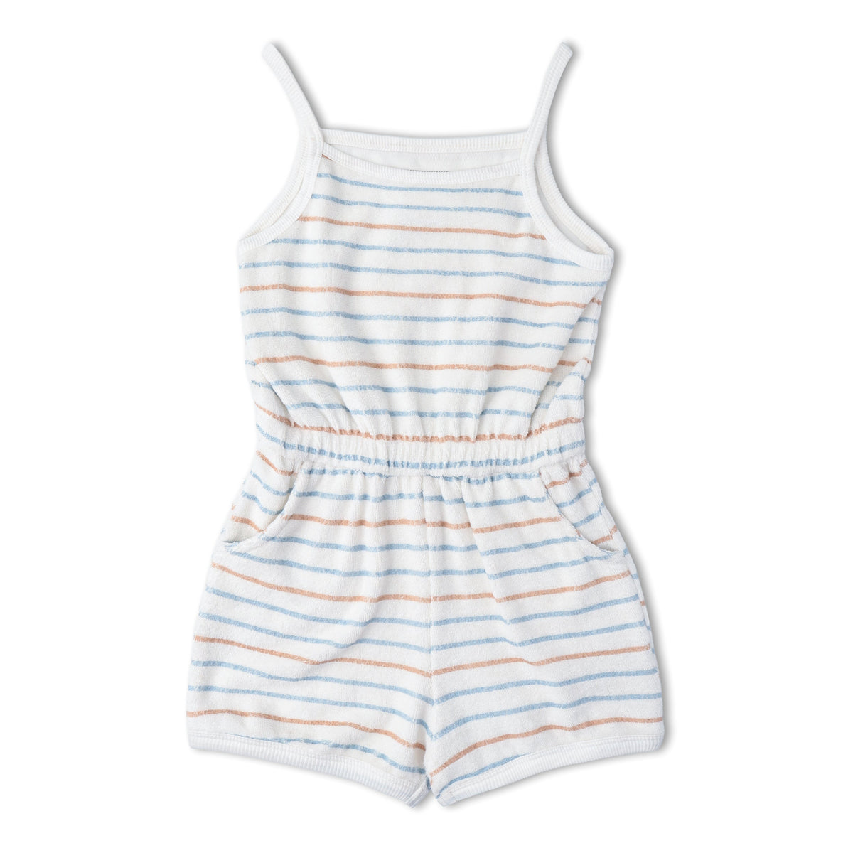 Makemake Organics Makemake Organics Tank Romper With Soft Terry Fabric For Babies And Toddlers One Piece