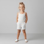 Organic Tank Romper - Cabana Stripes - Baby & Toddler Clothing, One-piece garment, Overall, Child, Sleeveless shirt | Everetts Place