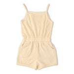 Makemake Organics Makemake Organics Terry Tank Romper Pull On Breathable Babywear Summer Beach Play One Piece