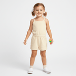 Organic Tank Romper - Butter Yellow - Baby & Toddler Clothing, Child, One-piece garment, Pink, Waist | Everetts Place