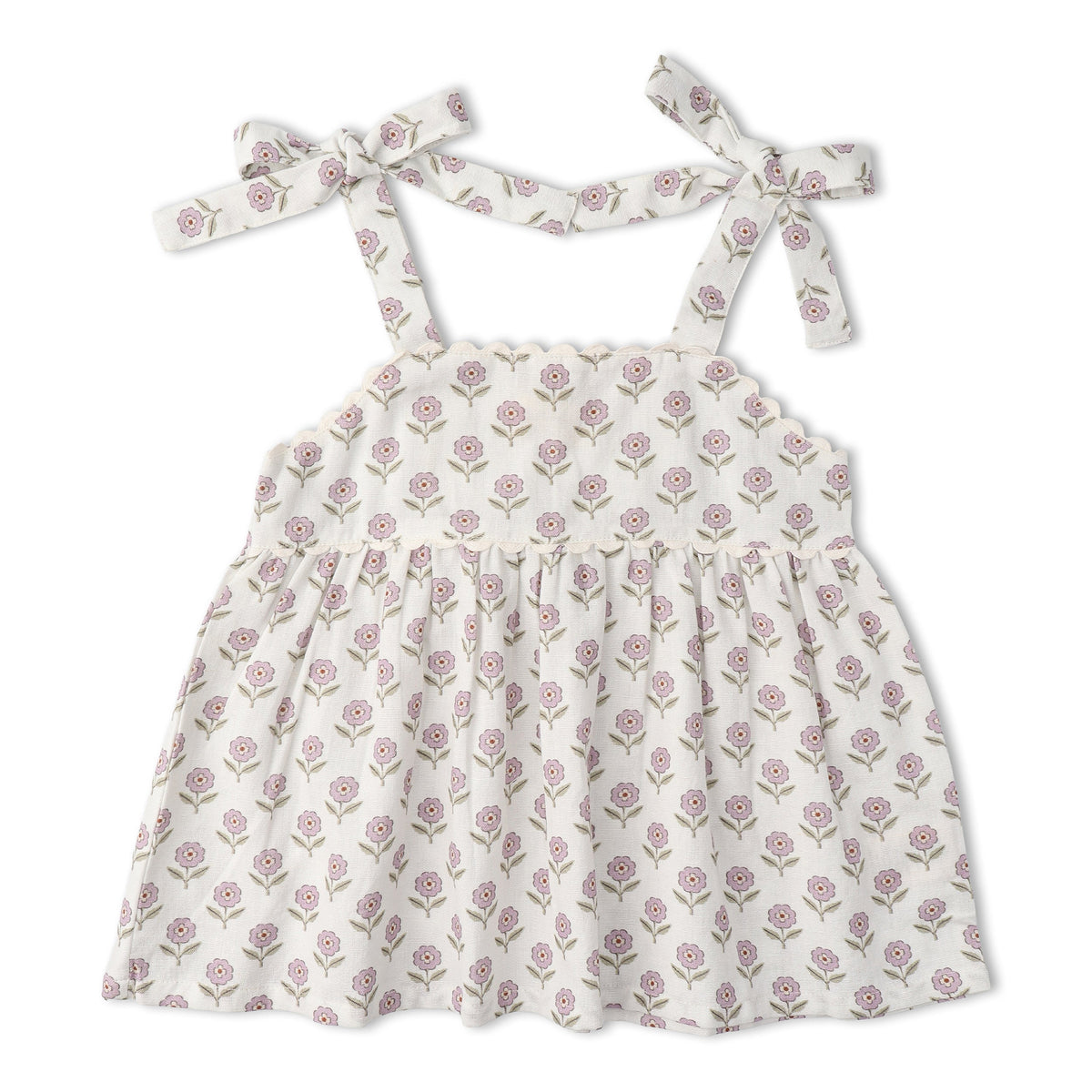 Makemake Organics Makemake Organics Tie Up Top And Shorts Set Organic Baby And Toddler Outfit For Sunny Days