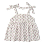 Makemake Organics Makemake Organics Tie Up Top And Shorts Set Organic Baby And Toddler Outfit For Sunny Days
